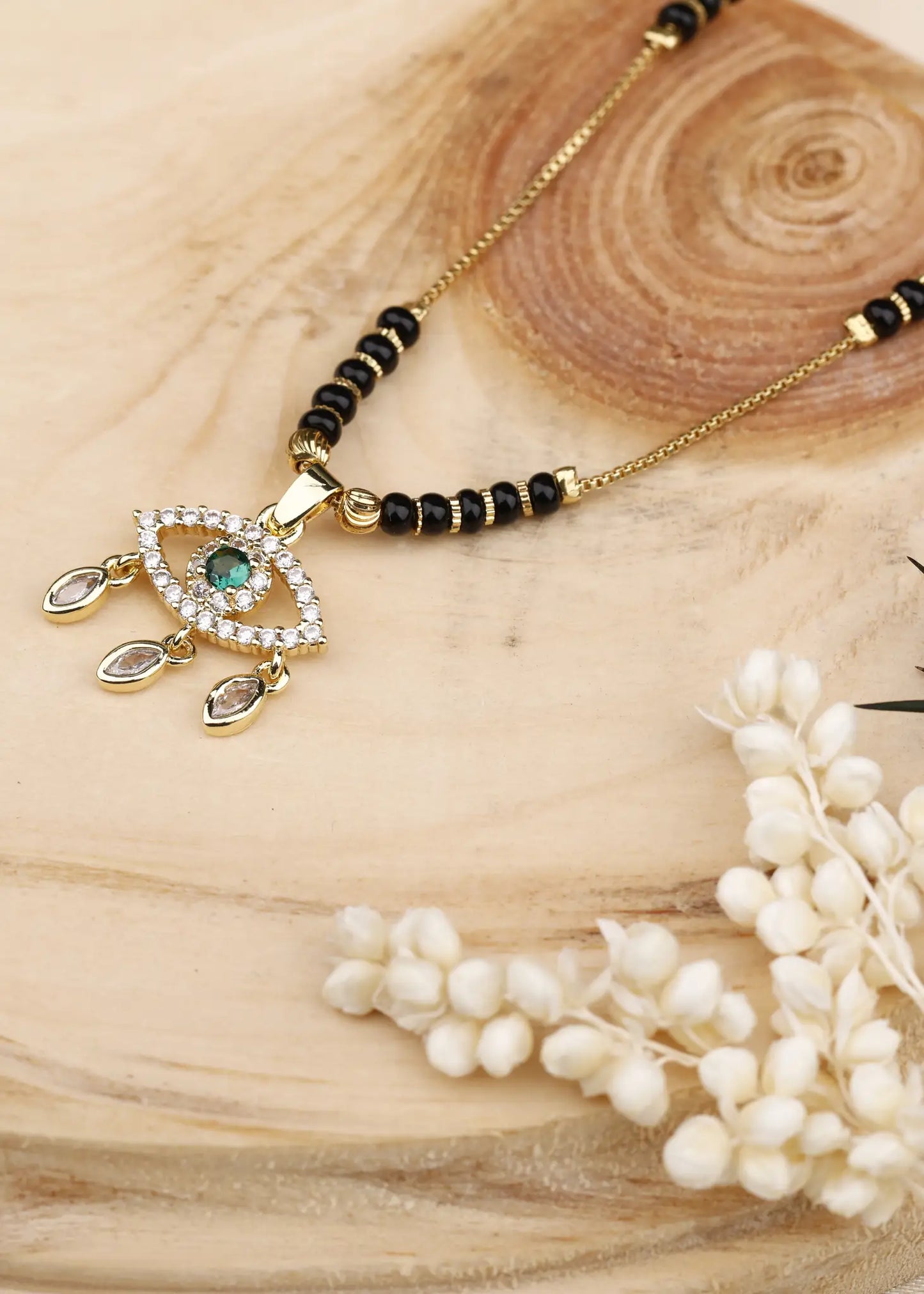 Trio Drop Evil Eye Mangalsutra