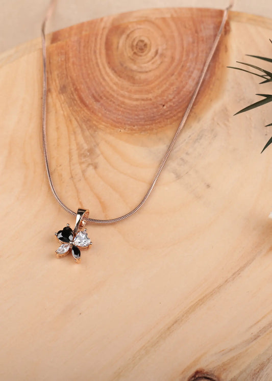 Midnight Blossom Pendant Chain