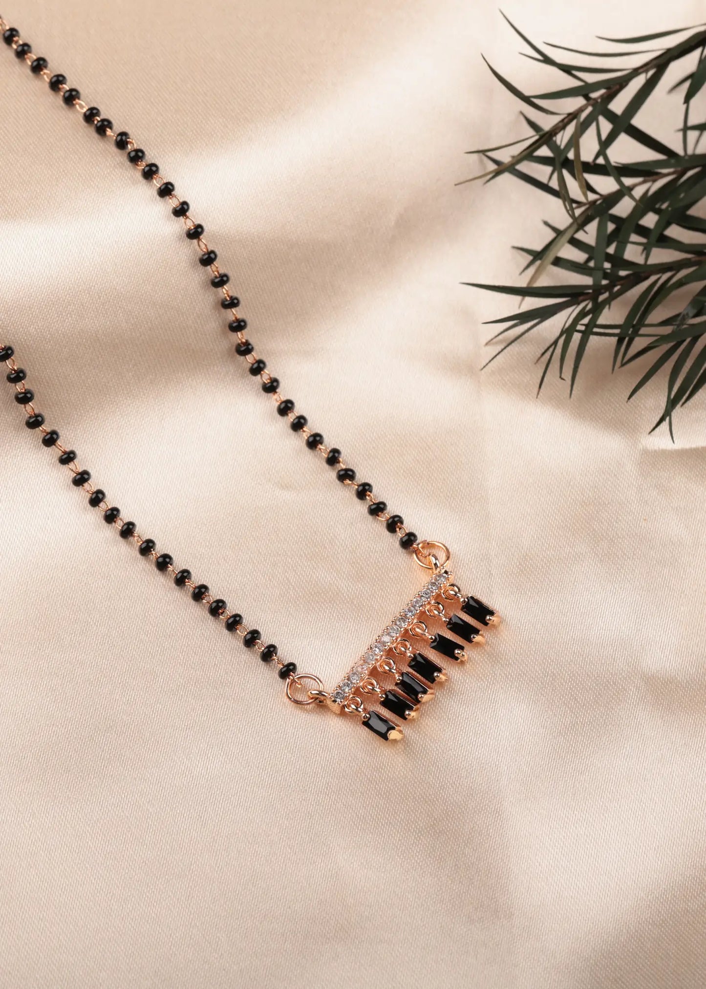 Noir Cascade Designer Mangalsutra
