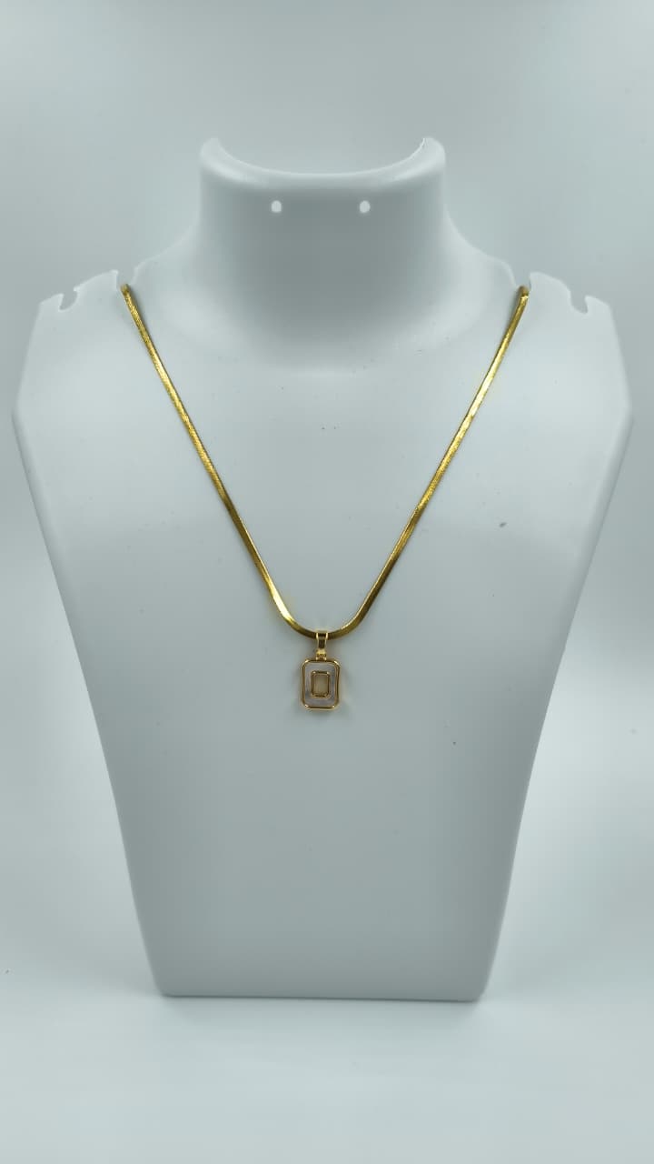 Classic Gold Plated Pendant Chain for Women