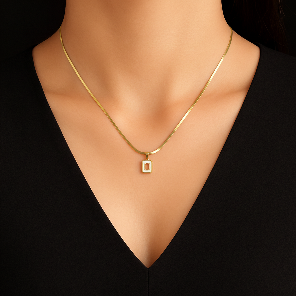 Classic Gold Plated Pendant Chain for Women