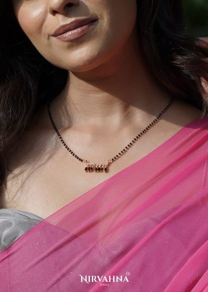 Noir Cascade Designer Mangalsutra
