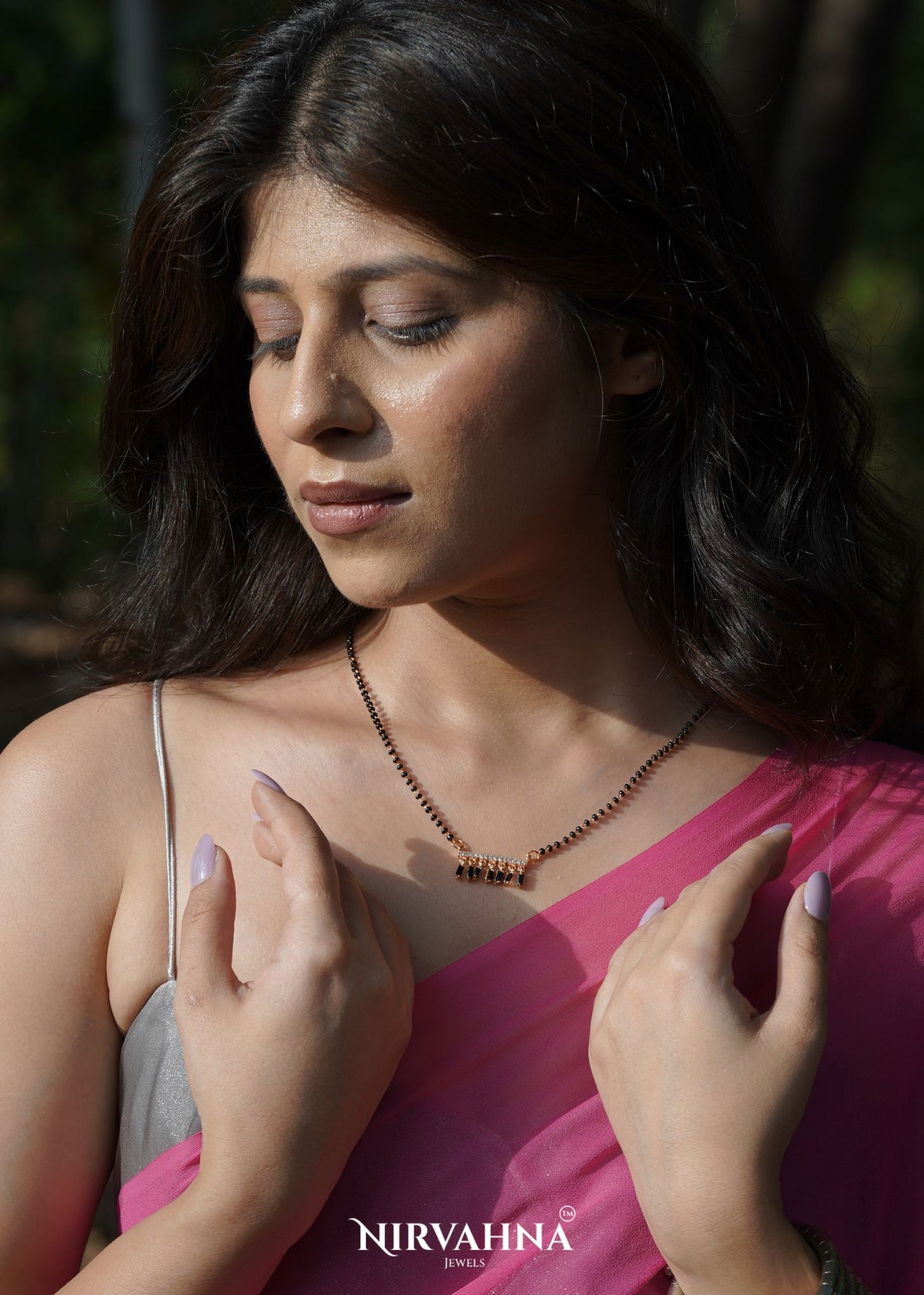 Noir Cascade Designer Mangalsutra