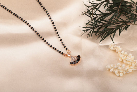 Stylish Modern Black Stone Mangalsutra