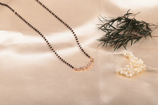 Crescent Moon Inspired Necklace Mangalsutra