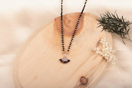 Stylish Modern Black Stone Mangalsutra