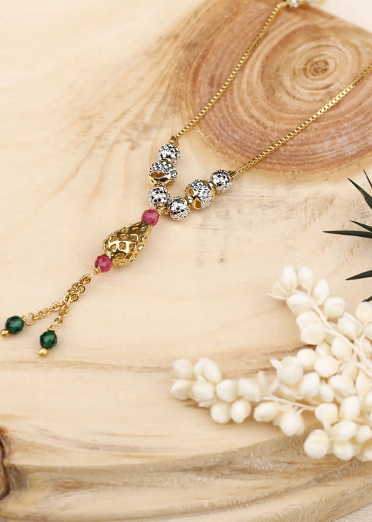 Gold Charm Pendant Chain Necklace