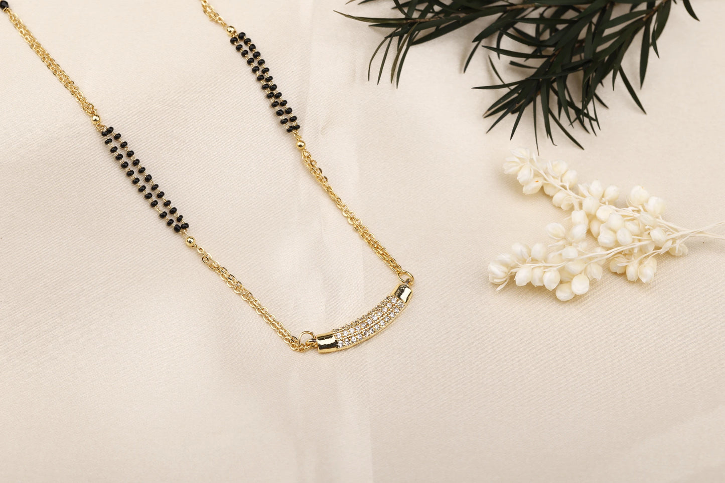 Timeless Diamond Pendant Mangalsutra