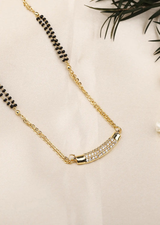 Timeless Diamond Pendant Mangalsutra