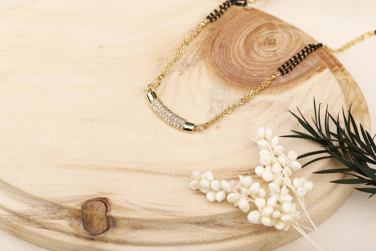 Timeless Diamond Pendant Mangalsutra