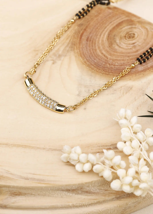 Timeless Diamond Pendant Mangalsutra