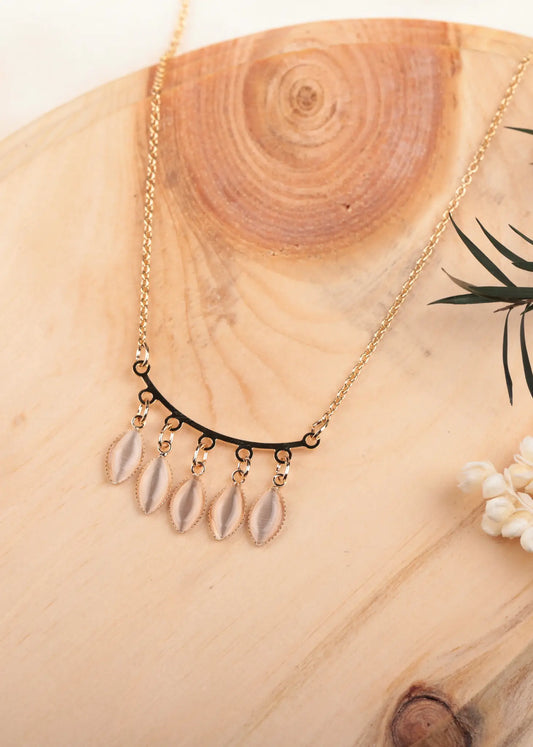 Plush Teardrop Rose Gold Pendant