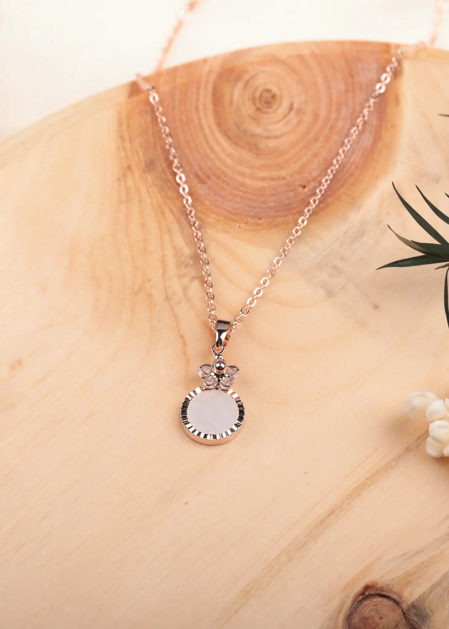 Crystal Glow Chain Necklace