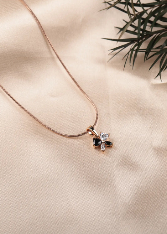Midnight Blossom Pendant Chain