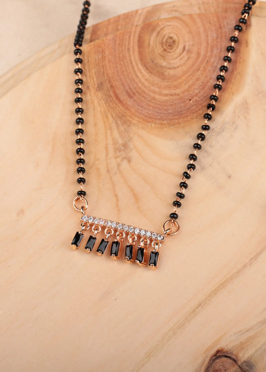 Noir Cascade Designer Mangalsutra
