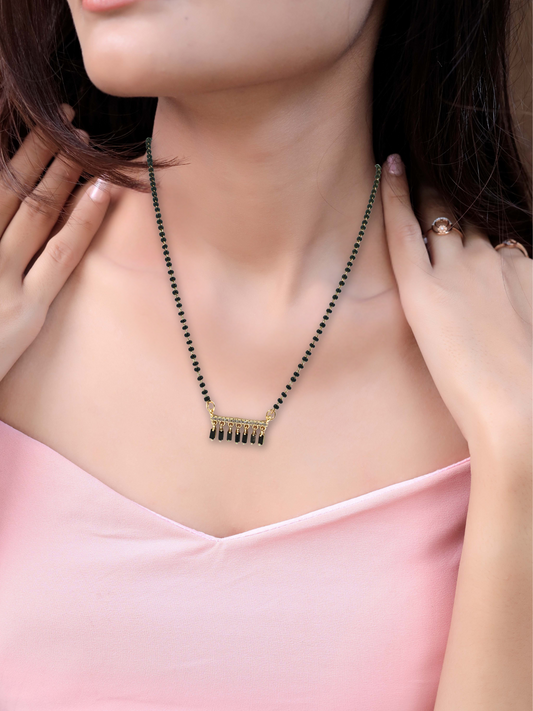 Noir Cascade Designer Mangalsutra