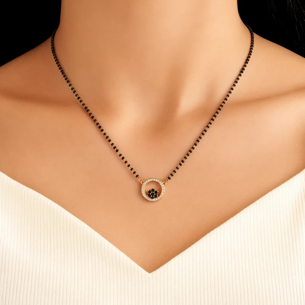 Eclipse Blossom Mangalsutra